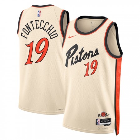 Dres Detroit Pistons Simone Fontecchio Nike 2024-25 City Edition Bijela Swingman Dres Detroit Pistons Simone Fontecchio Nike 2024-25 City Edition Bijela Swingman
